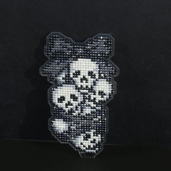 Lumigem Halloween Skull Cat Diamond Art Decoration