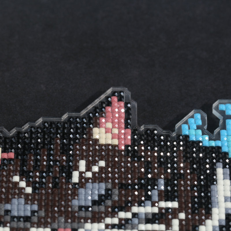 Lumigem Gothic Halloween Black Cat Diamond Art