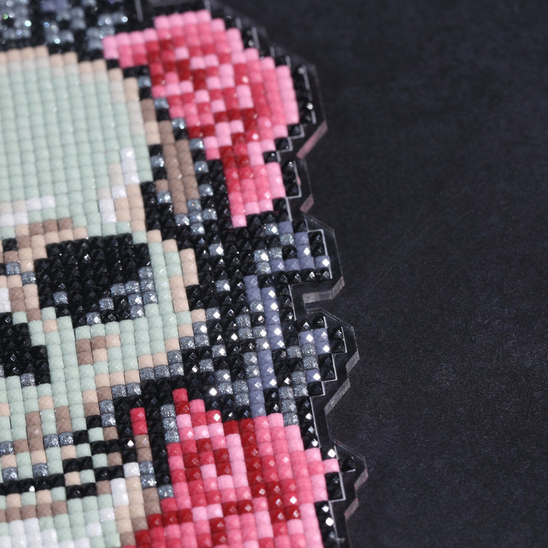 Lumigem Halloween Skull Rose Diamond Art Decoration