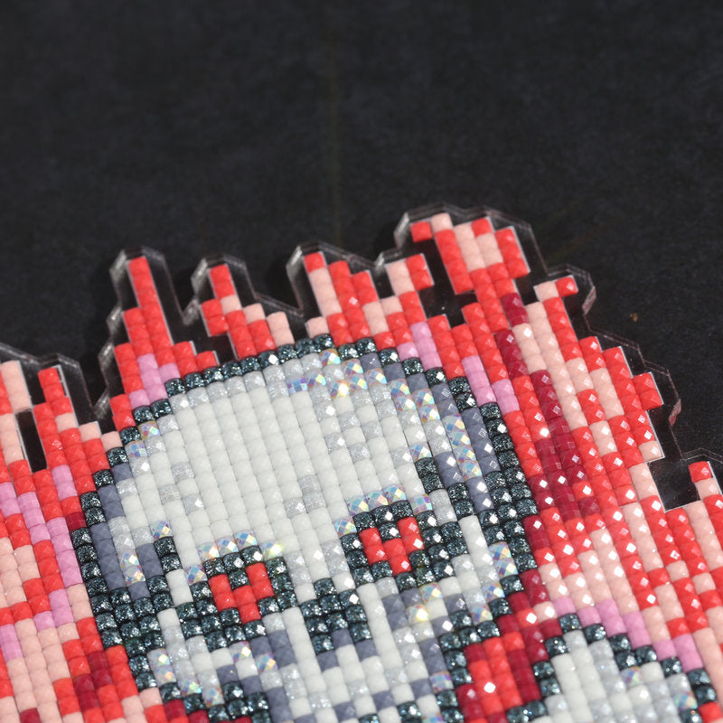 Lumigem Halloween Skull & Crossbones Diamond Art Decoration