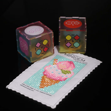 Minigem®:Peach Ice Cream Cone