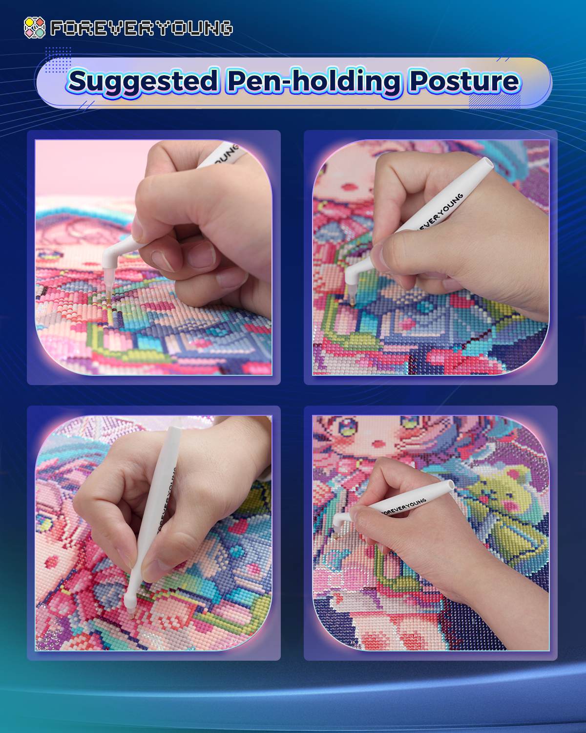 Foreveryoung Ergonomic Diamond Painting Pen