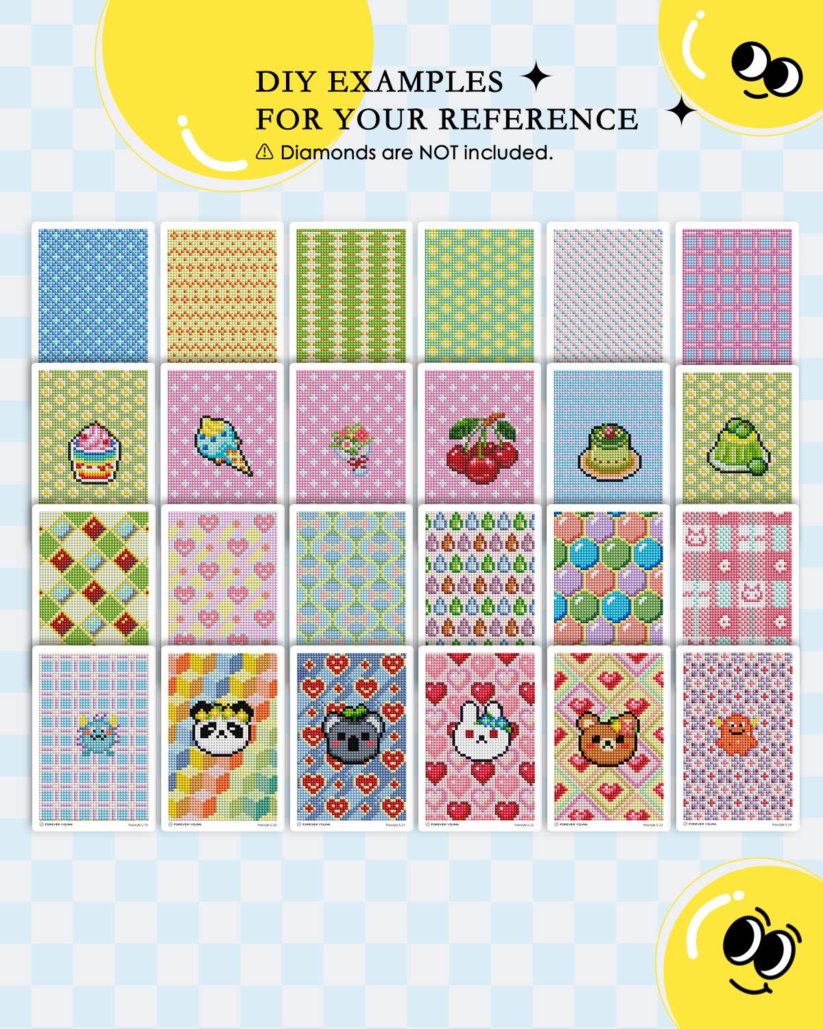 Minigem® : 24 Designs Diamond Freestyle Cards