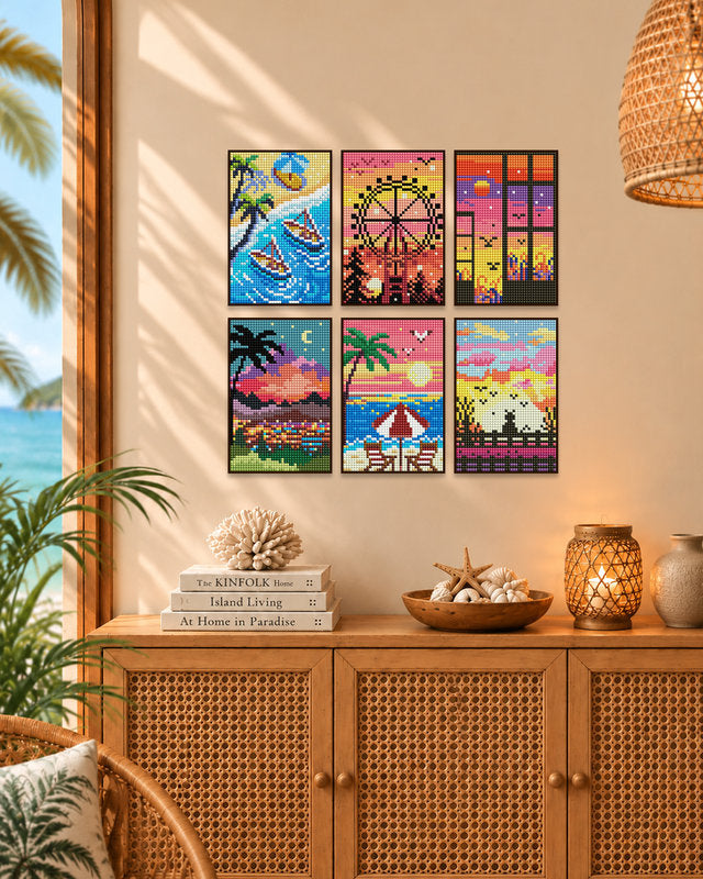 MiniGem® Seaside Sunset Small Diamond Art Kit