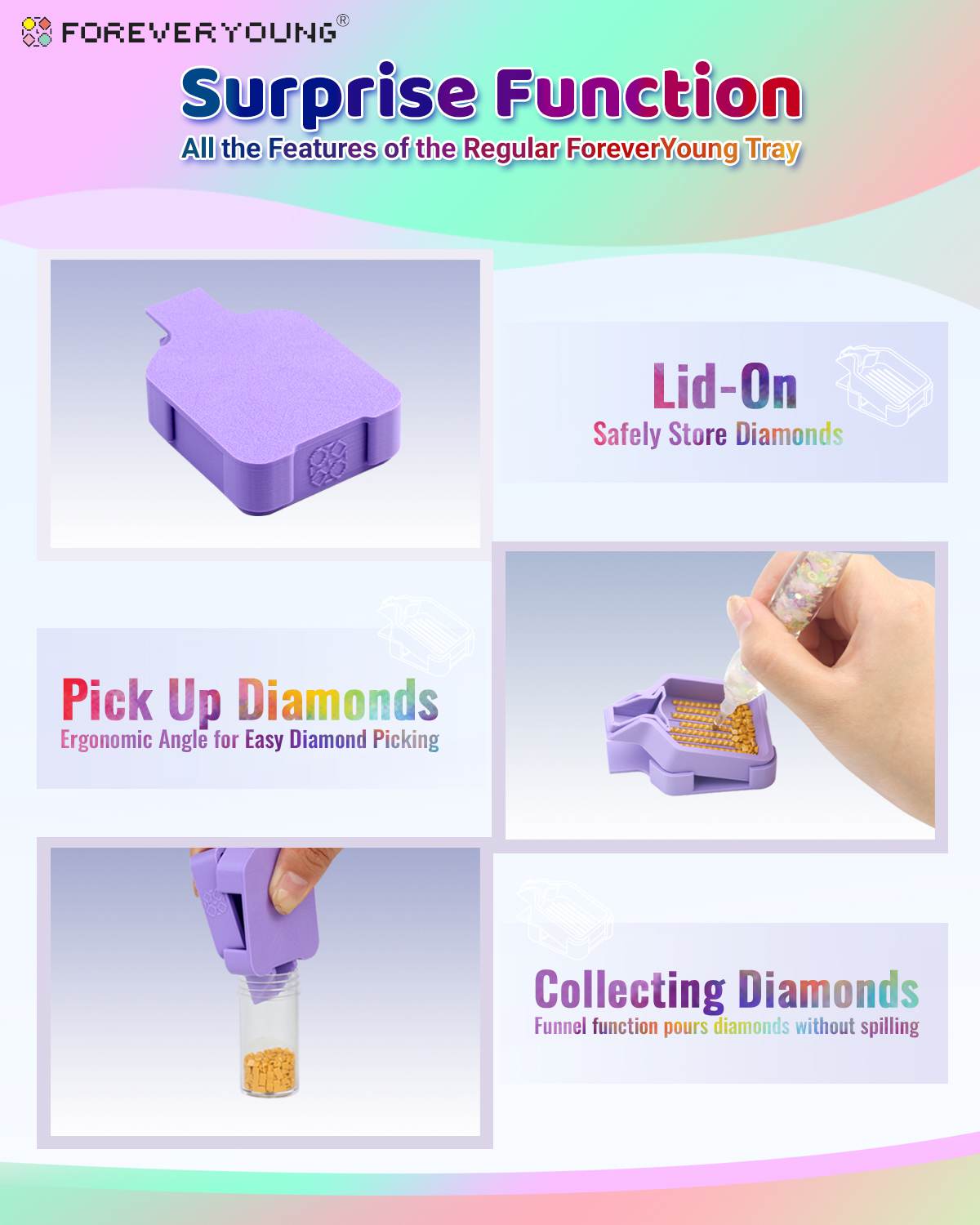 Foreveryoung Diamond Painting Baby Trays