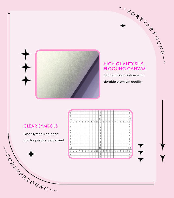 Minigem® : 7-Inch Blank Diamond Painting Canvas (No drills)