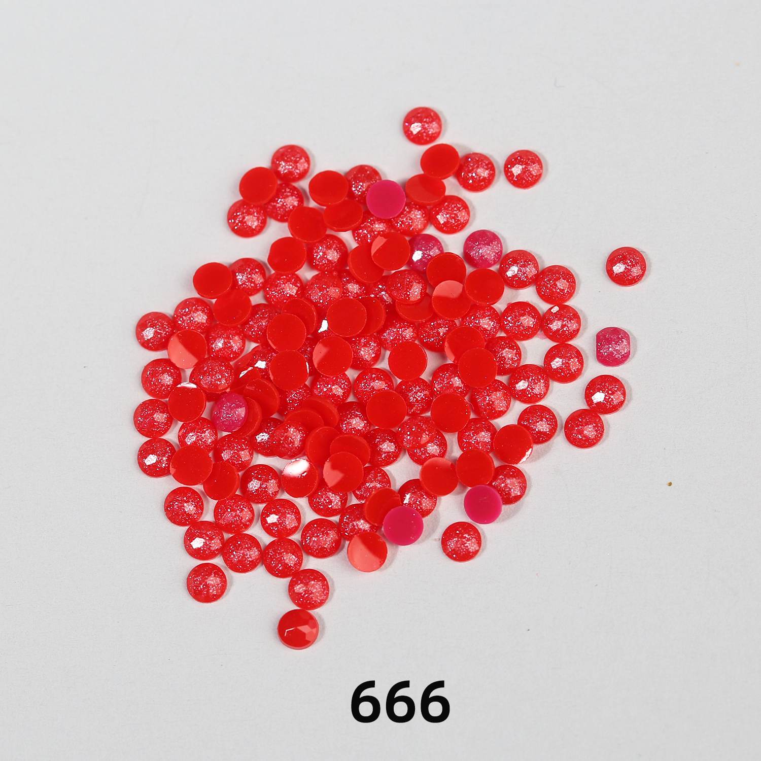 Runde AB-Perlen, 1 Beutel (2000 Stück), einfarbig