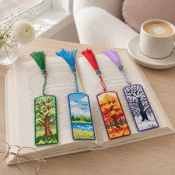Lumigem Scenic Diamond Painting Bookmark Set