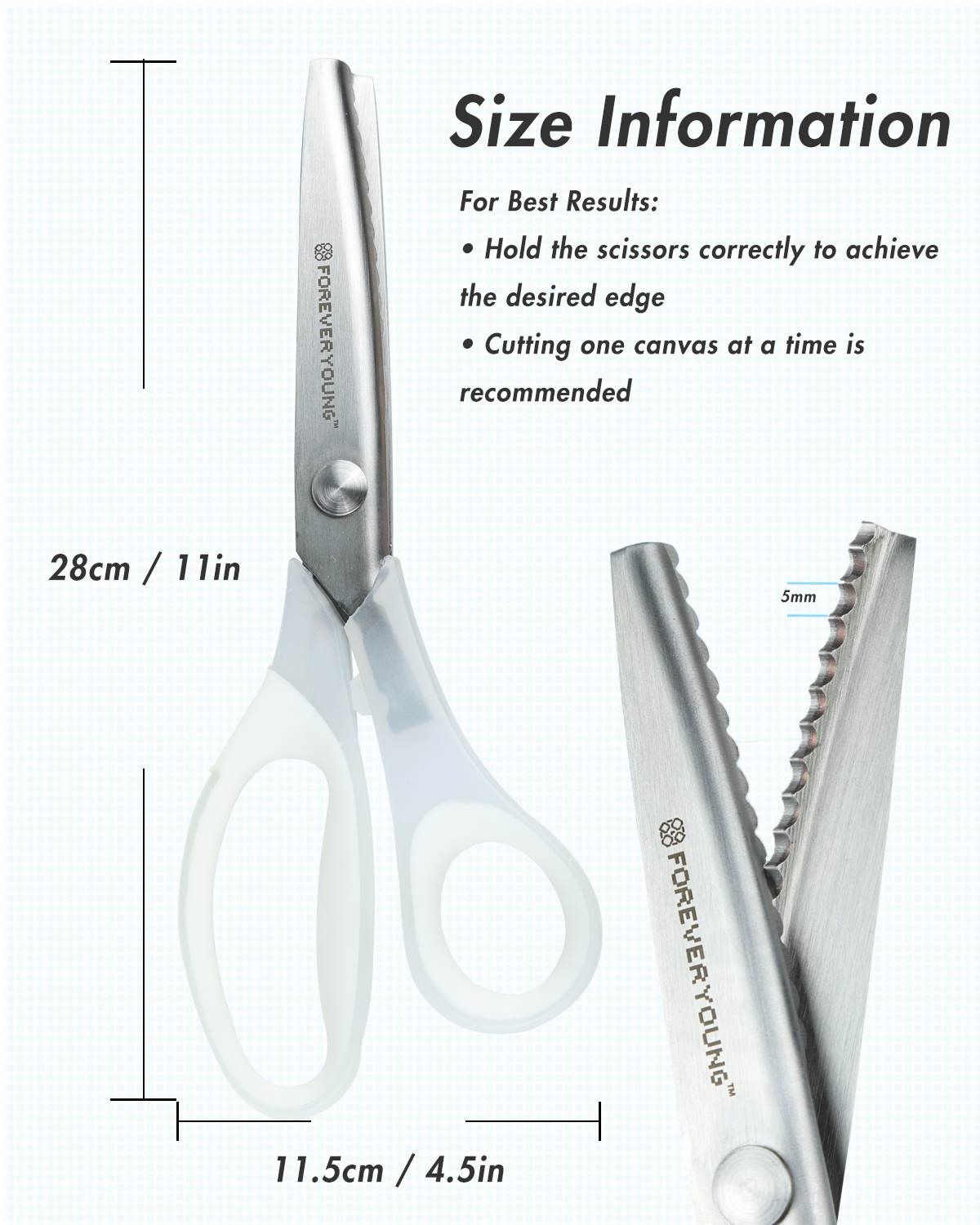 ForeverYoung Scallop Edge Pinking Shears