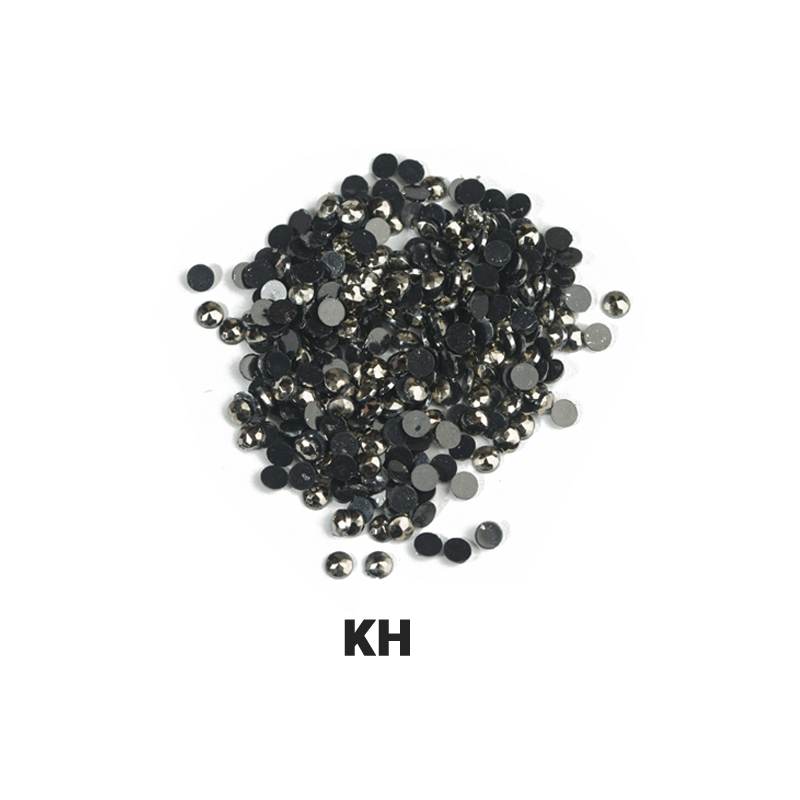 Runde Metallic-Perlen, 1 Beutel (2000 Stück), einfarbig