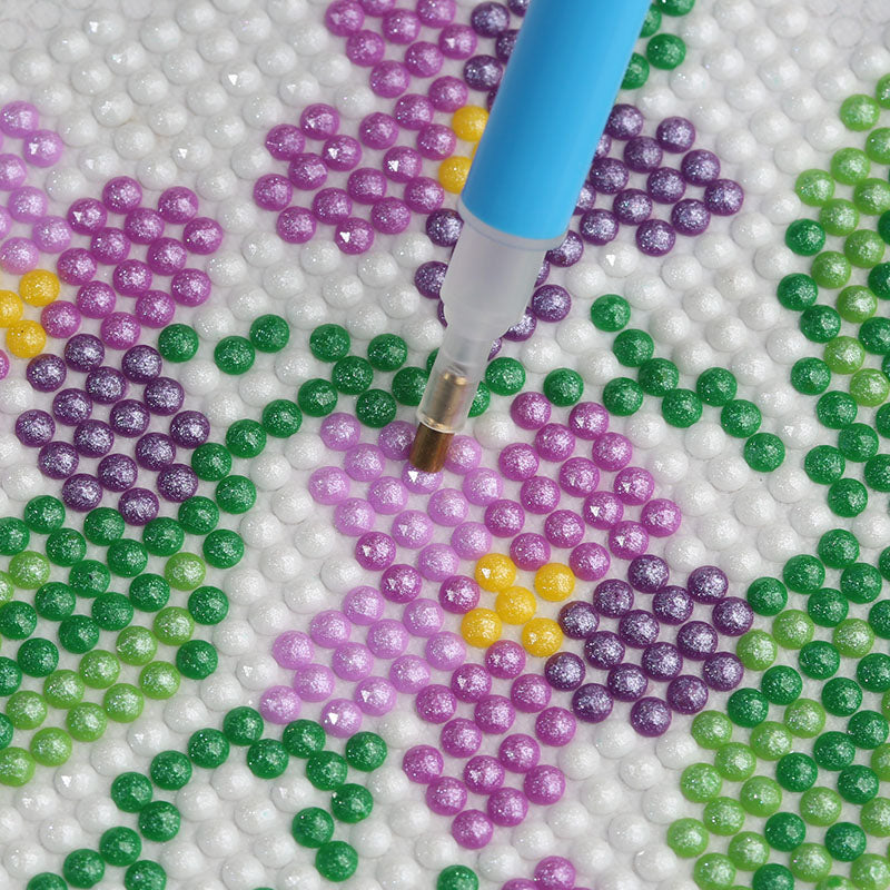 Perles rondes à paillettes, 20 couleurs, pour peinture diamant 