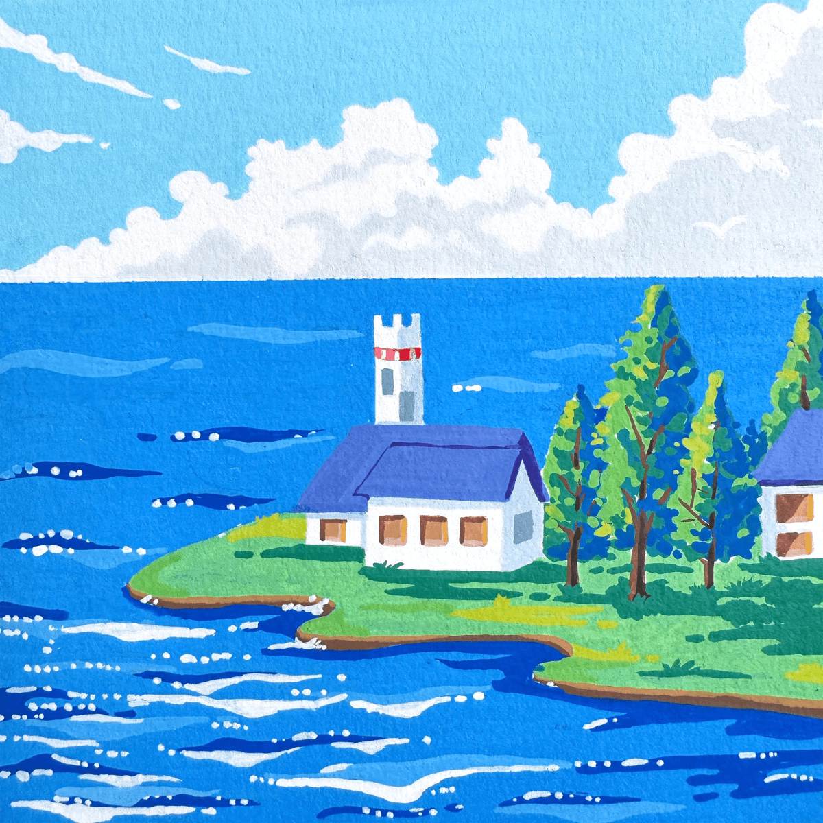 Charme rural au coucher du soleil 