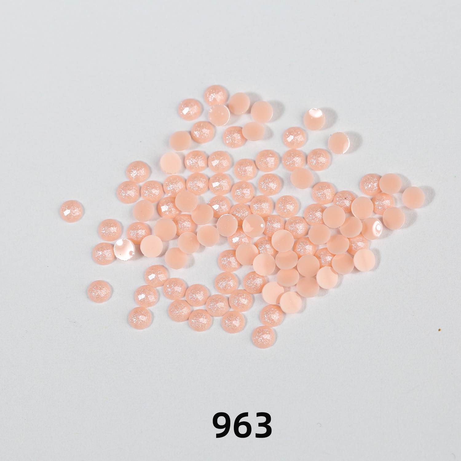 Runde AB-Perlen, 1 Beutel (2000 Stück), einfarbig