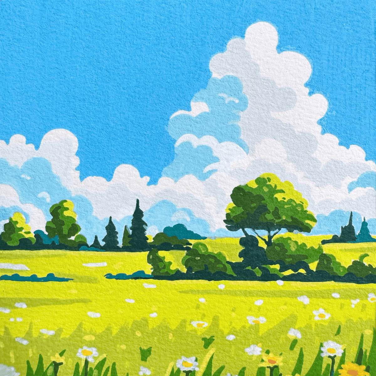 Charme rural au coucher du soleil 