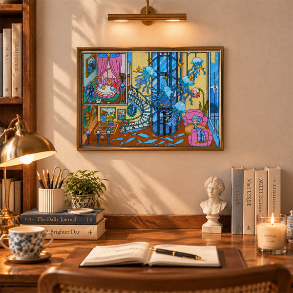 Illusion Water Apartment Giant Diamond Painting - Section 04