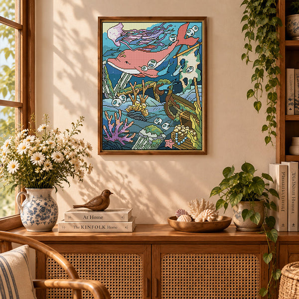 Illusion Water Apartment Giant Diamond Painting - Section 05