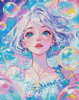 Colorful Bubble Girl