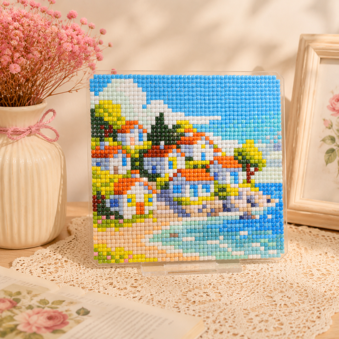 LumiGem Seaside Village Diamond Painting Stand