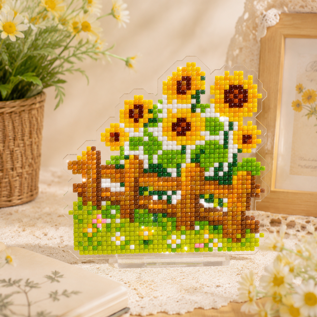 LumiGem Sunflower Vignette Diamond Painting Stand