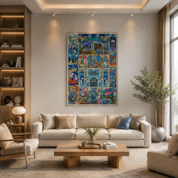 Illusion Mercury Apartment Giant Diamond Painting