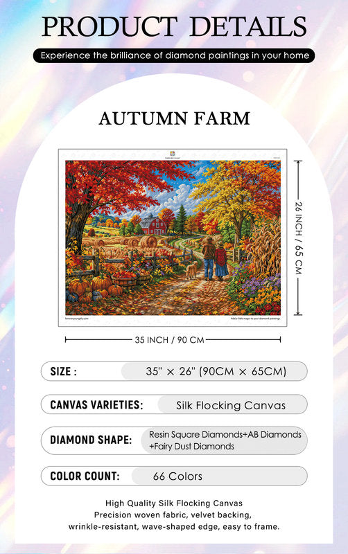 Autumn Farm Harvest Diamond Painting