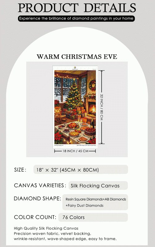 Warm Christmas Night Diamond Painting Kit