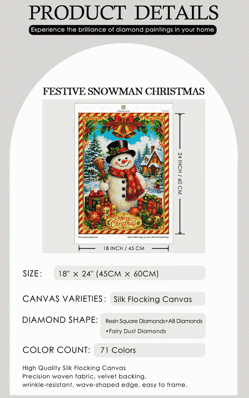 Festive Snowman Christmas Diamond Painting Collection
