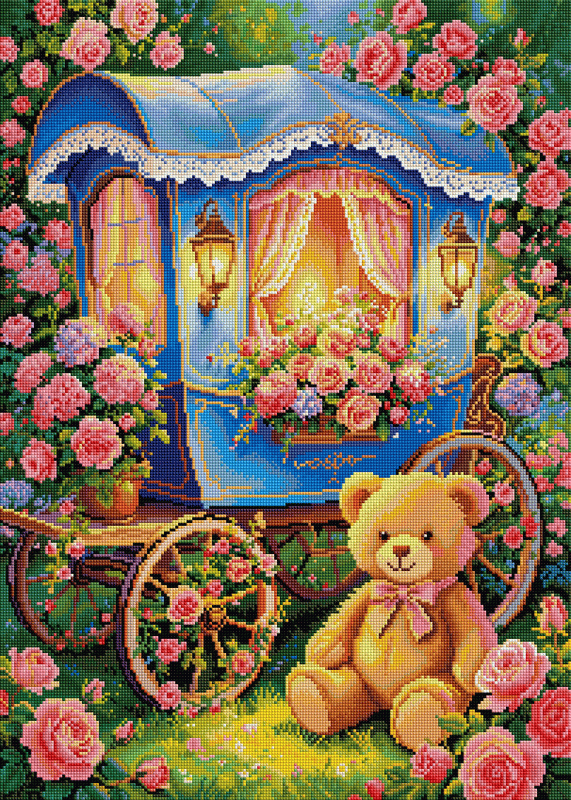 Whispers of the Rose Garden Diamond Painting Kit