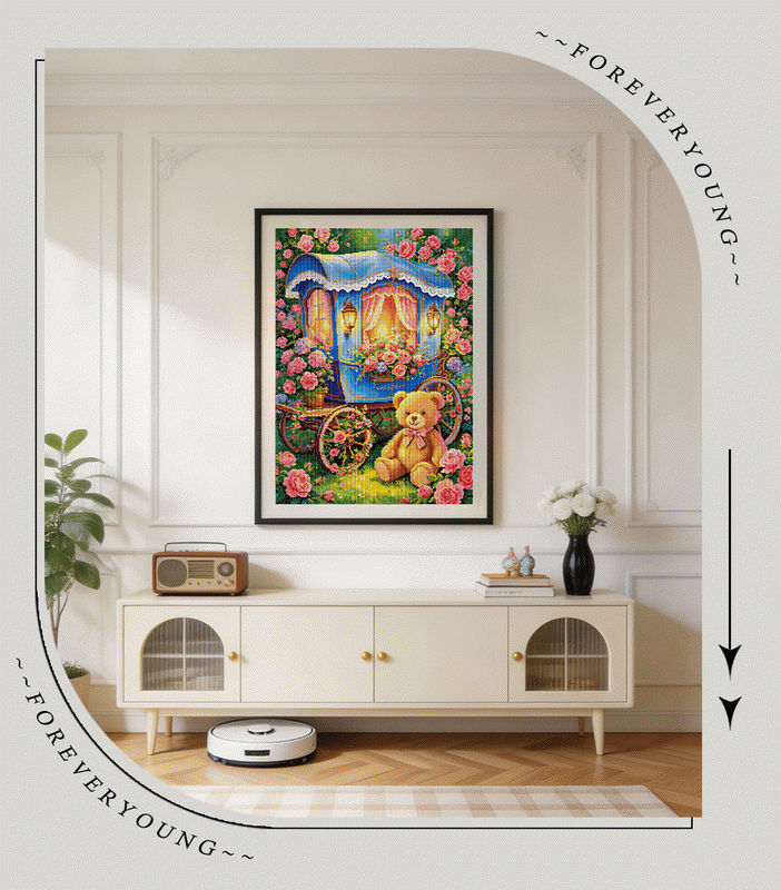 Whispers of the Rose Garden Diamond Painting Kit