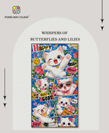 Happy Day Cute Cats Diamond Painting – Fun & Colorful DIY Kit for Cat Lovers