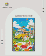 Summer Garden Road Trip Diamond Painting Kit