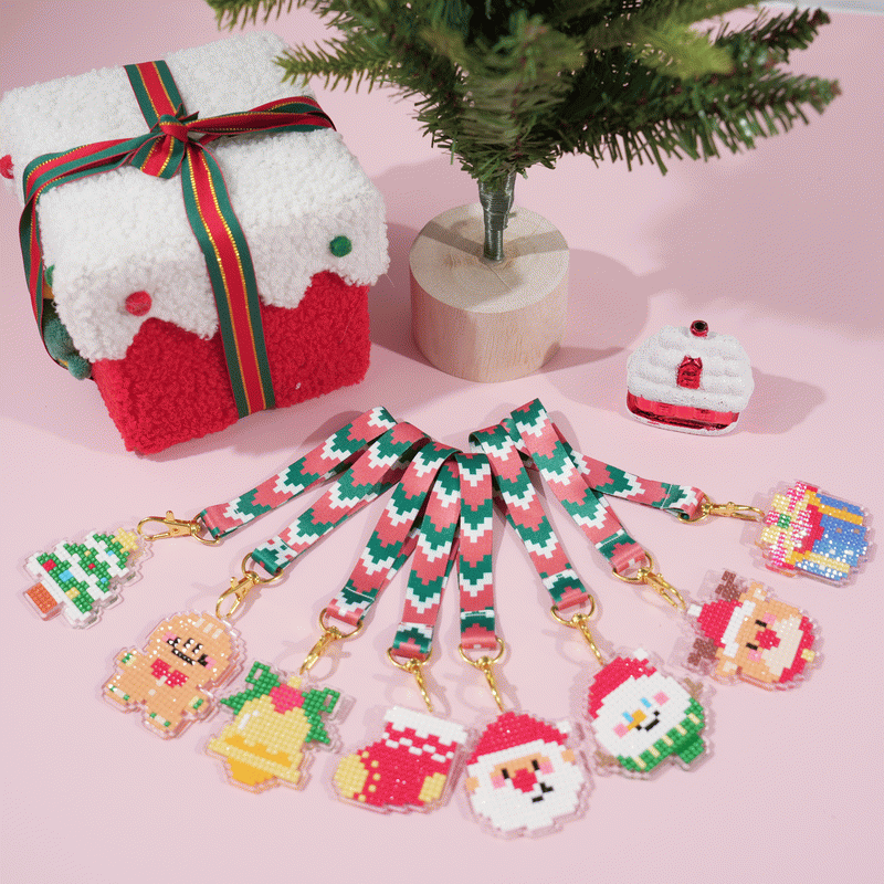 Lumigem Christmas Diamond Painting Keychain Collection