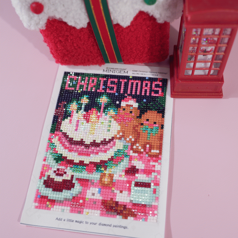 Minigem® : Christmas Diamond Painting Canvas Set
