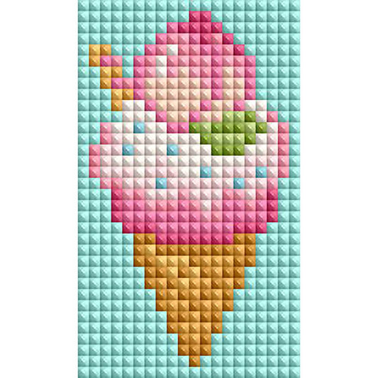 Minigem™ :Peach Ice Cream Cone