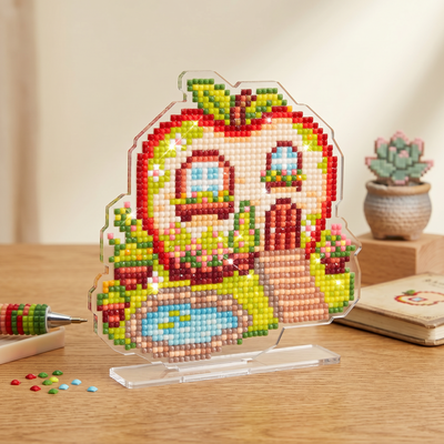 LumiGem Apple House Diamond Painting Stand