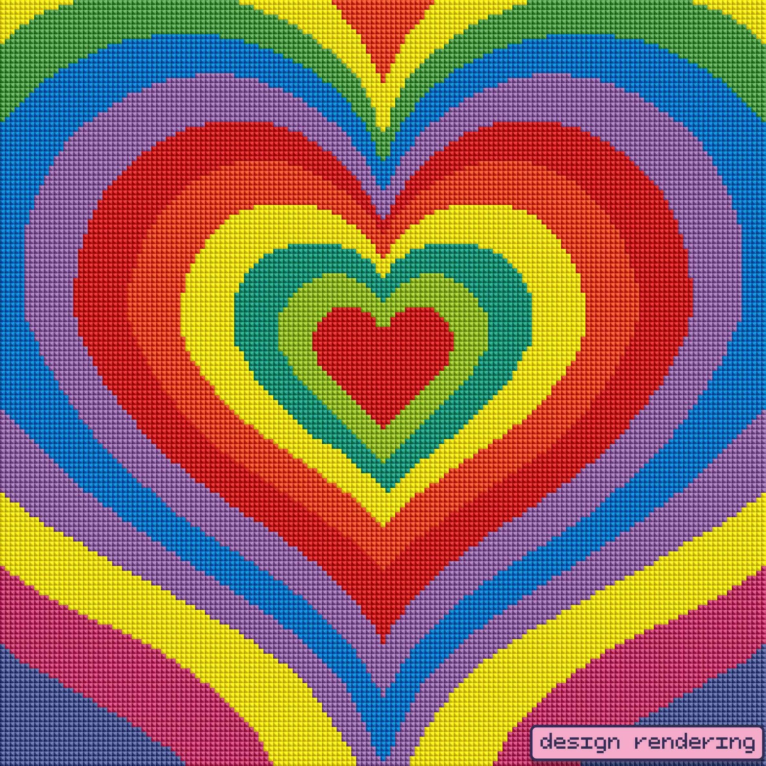 Vibrant Prism-Crystal Diamond Painting