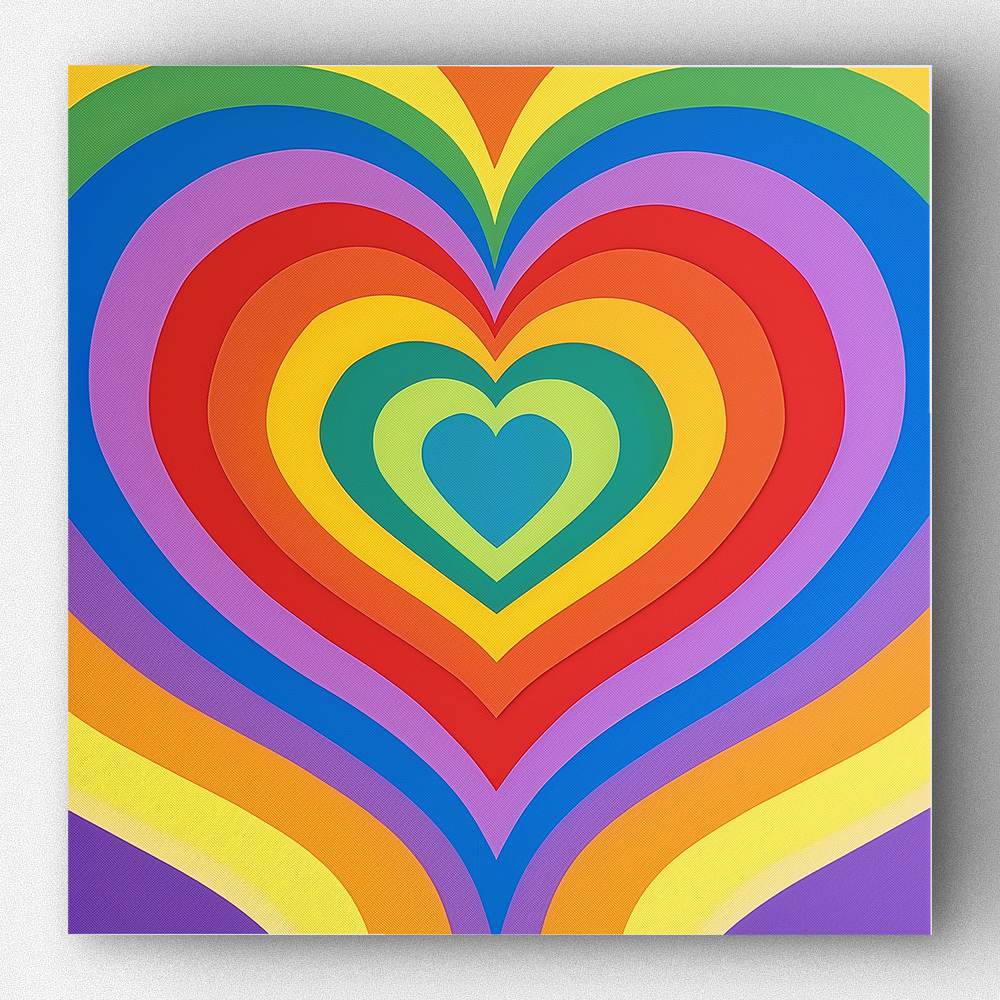 Vibrant Prism-Crystal Diamond Painting