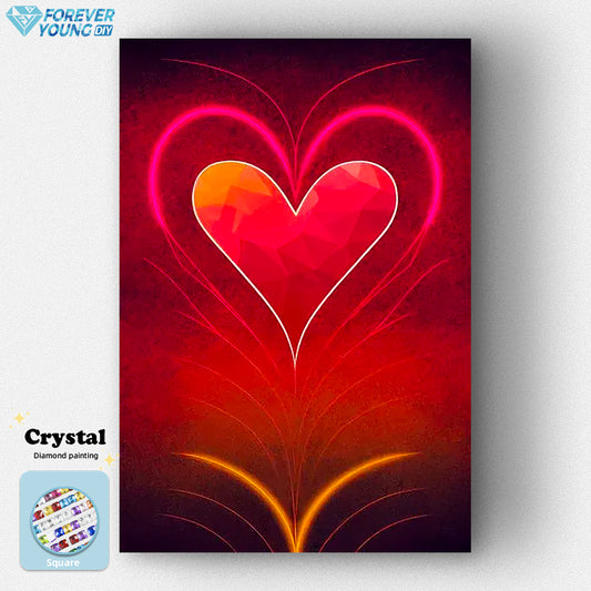 Pure Love-Crystal Diamond Painting