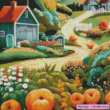 Back Hill Garden-Crystal Diamond Painting