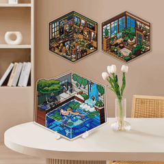 Acrylic Hexagon Diamond Painting - Forever Young®️ DIY - 