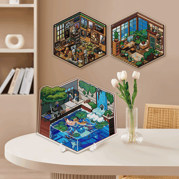 Acrylic Hexagon Diamond Painting - Forever Young®️ DIY - 