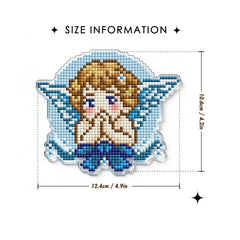 Angel Acrylic Diamond Painting Door Sign - Forever Young®️ DIY - 