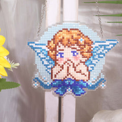 Angel Acrylic Diamond Painting Door Sign - Forever Young®️ DIY - 