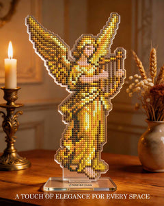 Angel Harp Sonata Acrylic Diamond Art Display Stand - Forever Young®️ DIY - 