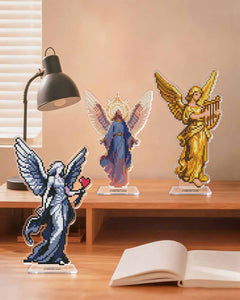 Angel Harp Sonata Acrylic Diamond Art Display Stand - Forever Young®️ DIY - 