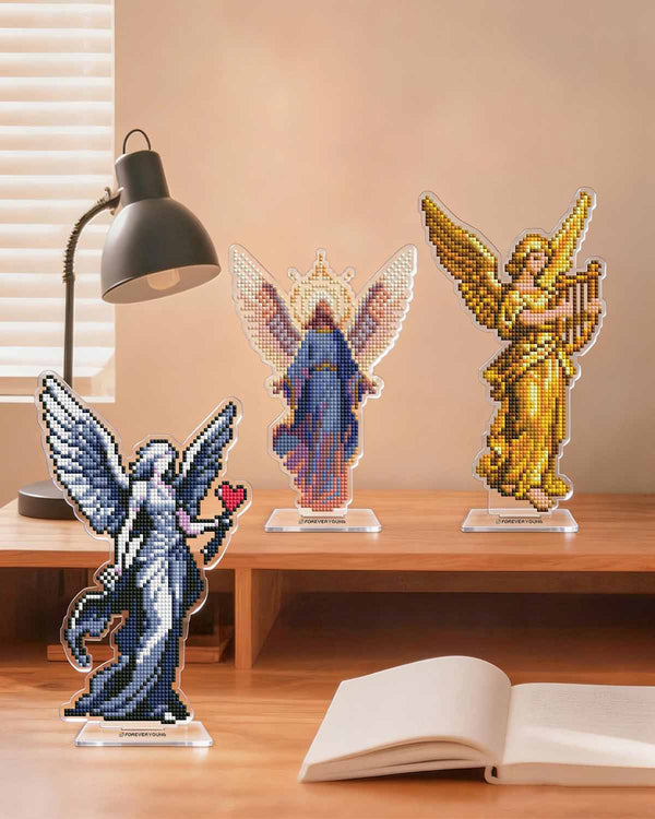 Seraph of Heart Acrylic Diamond Art Display Stand