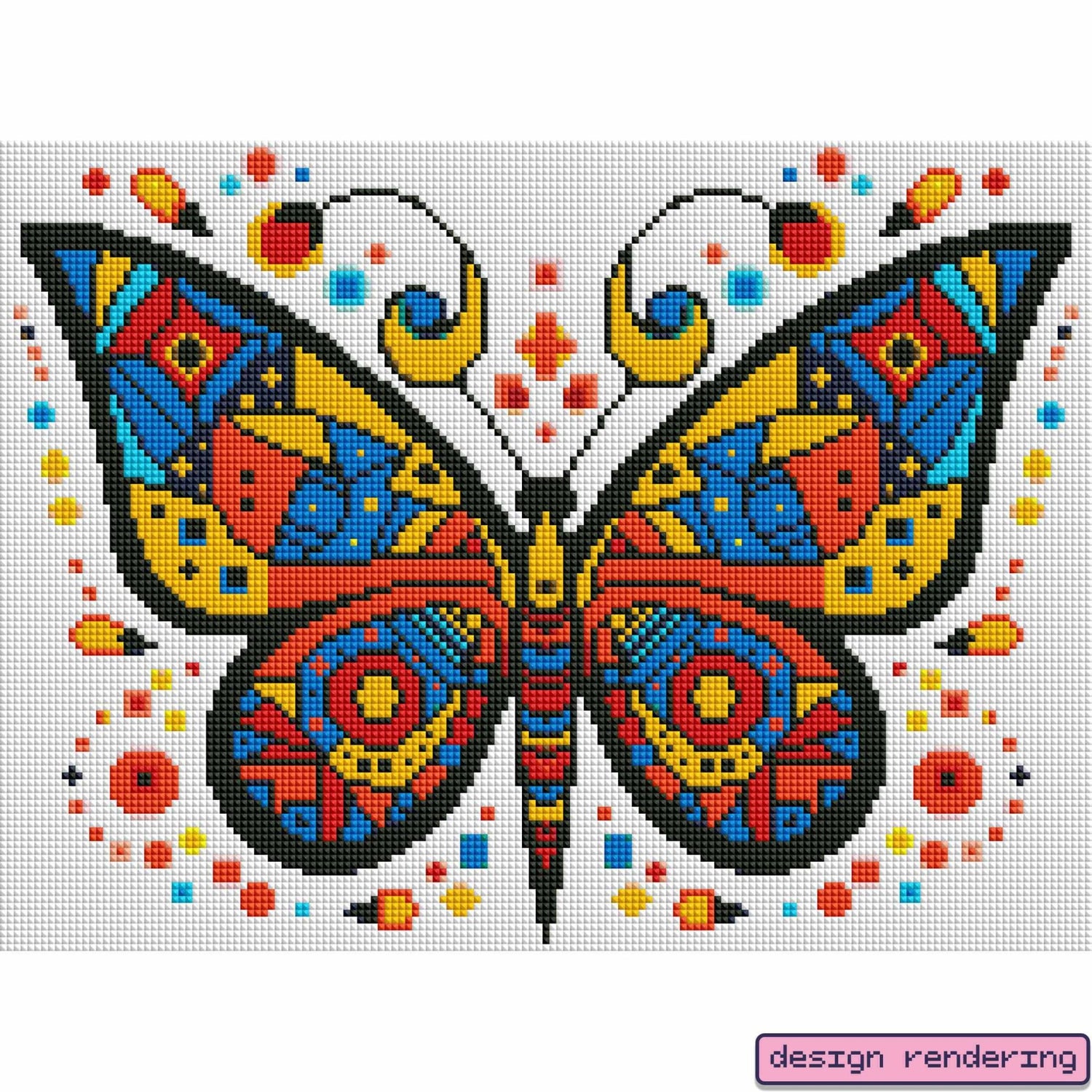 Beautiful Butterfly - Crystal diamonds and Luminous diamonds - Forever Young®️ DIY - 