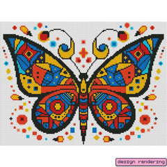 Beautiful Butterfly - Crystal diamonds and Luminous diamonds - Forever Young®️ DIY - 