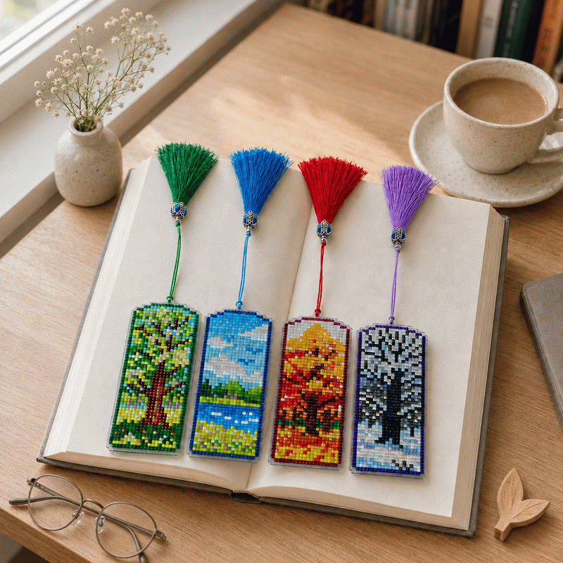 Lumigem Scenic Diamond Painting Bookmark Set