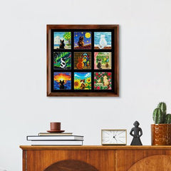 Cat Around the World Diamond Painting Frame Kit - Forever Young®️ DIY - 